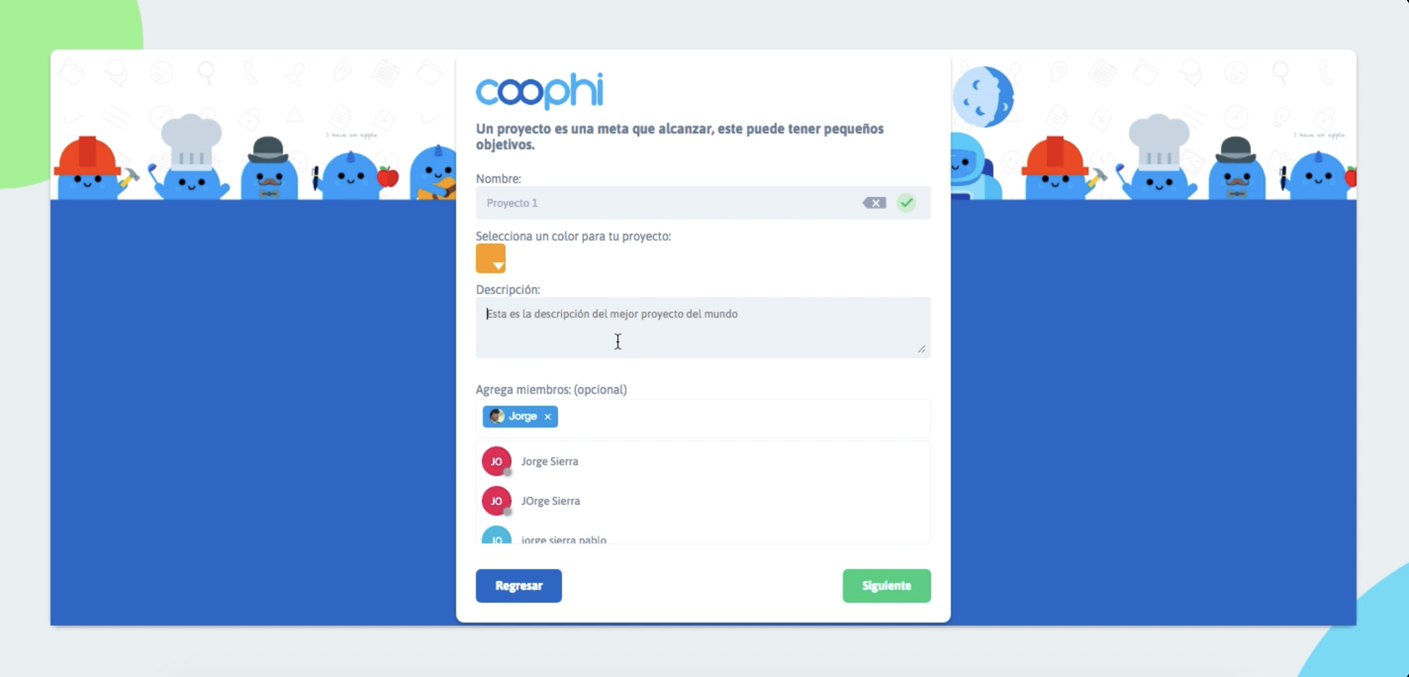 Coophi Project Dashboard